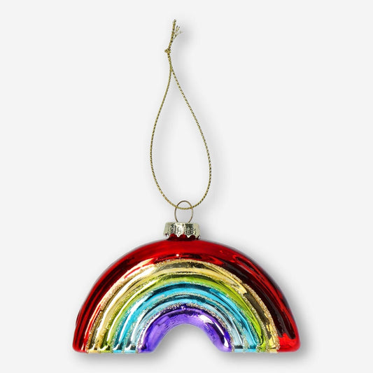 Christmas bauble. Rainbow