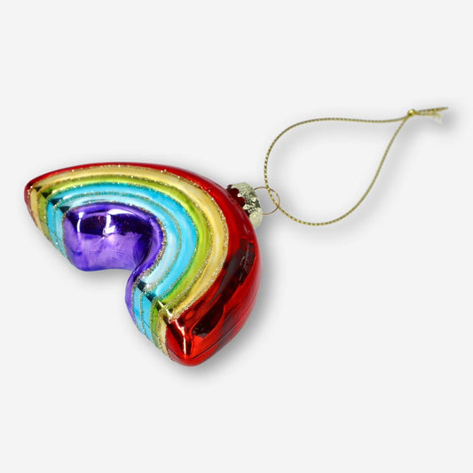 Christmas bauble. Rainbow