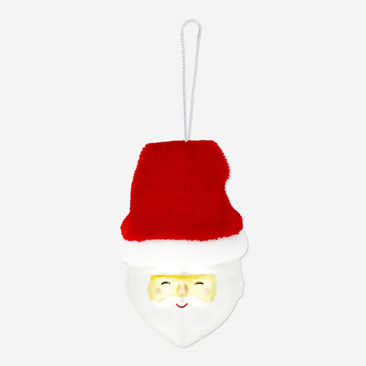 Christmas bauble - Santa with fabric hat Home Flying Tiger Copenhagen 