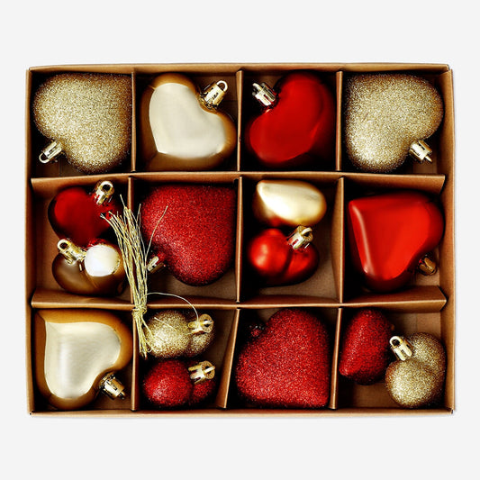 Christmas bauble set - 16 pcs