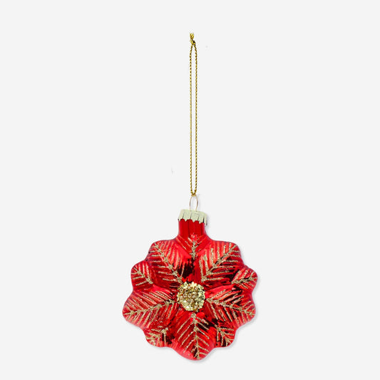 Weihnachtskugel. Sternblume