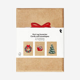 Christmas cards and envelopes - 15 pcs Office Flying Tiger Copenhagen 
