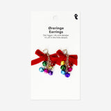 Christmas earrings - Bells with red bow Textile Flying Tiger Copenhagen 