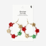 Christmas earrings - Wreath of Christmas stars Textile Flying Tiger Copenhagen 