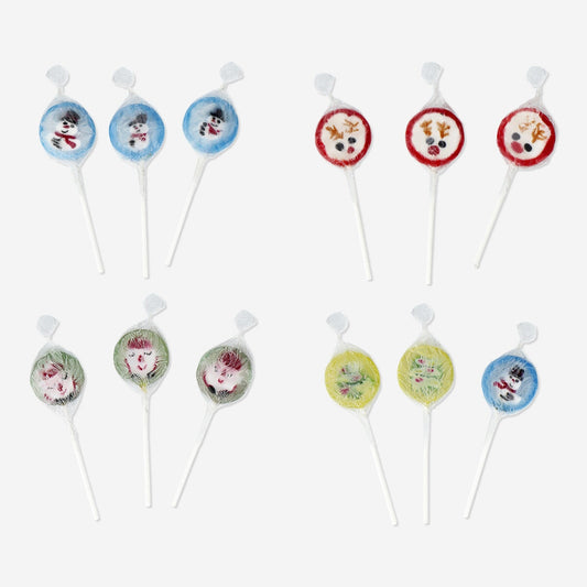 Christmas lollipops