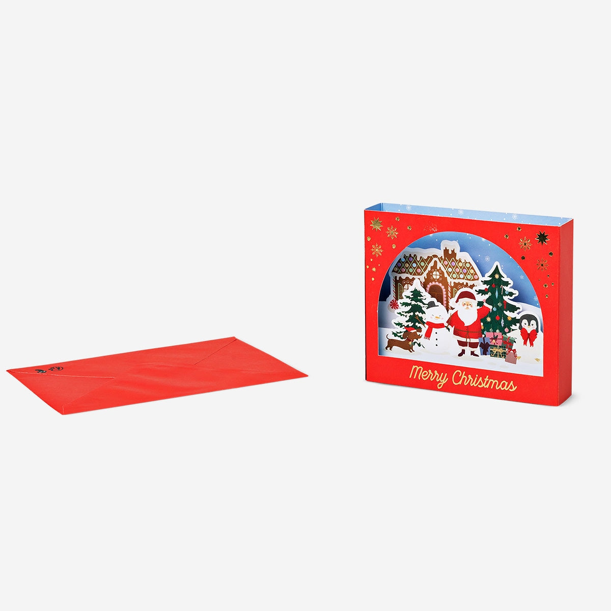 Christmas scene greetings card Office Flying Tiger Copenhagen 