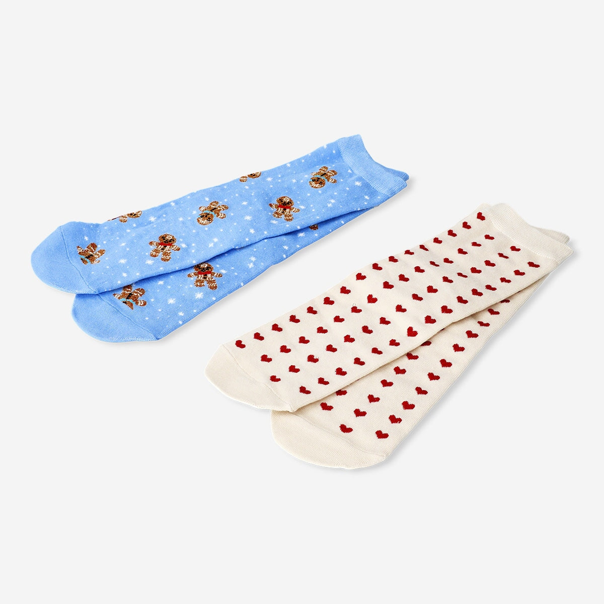 Christmas Socks Giftbox Size 39/41 - 2 pcs Textile Flying Tiger Copenhagen 