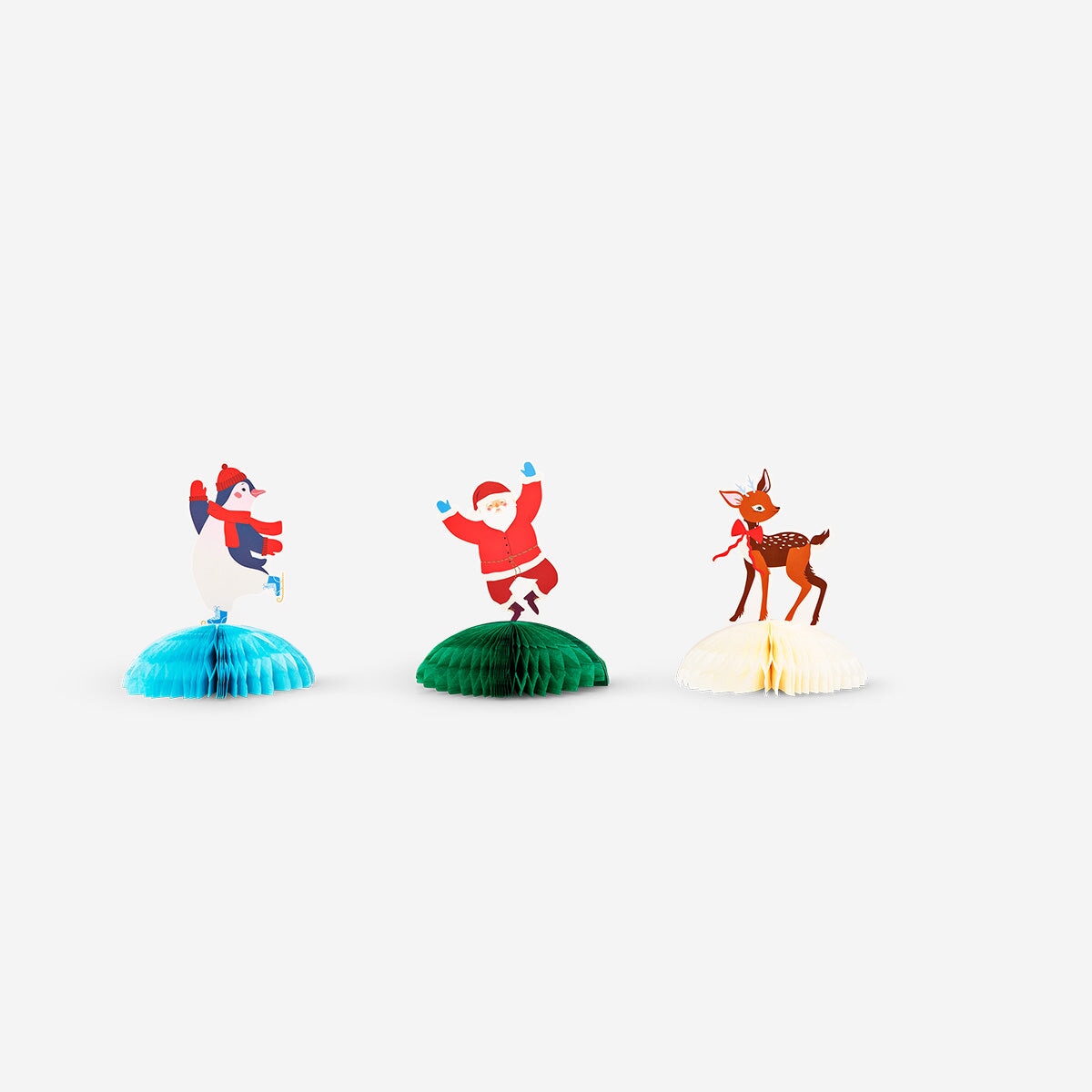 Christmas Themed Table Decorations - 3 pcs Party Flying Tiger Copenhagen 