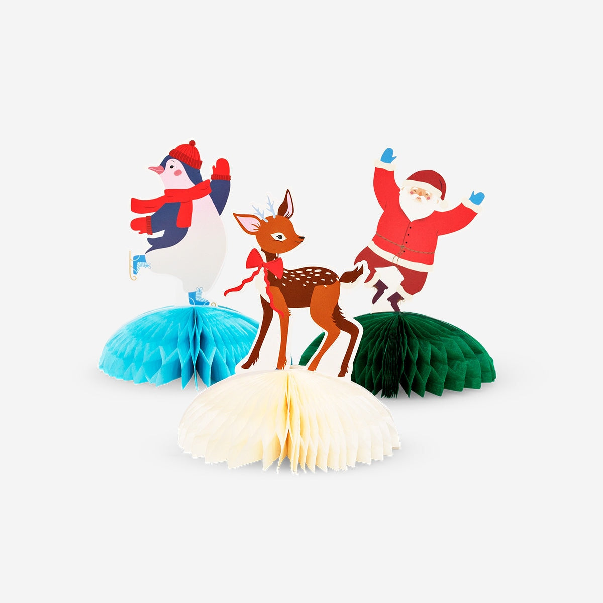 Christmas Themed Table Decorations - 3 pcs Party Flying Tiger Copenhagen 