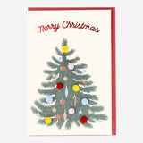 Christmas Tree Card with Pom Pom and Envelope Party Flying Tiger Copenhagen 