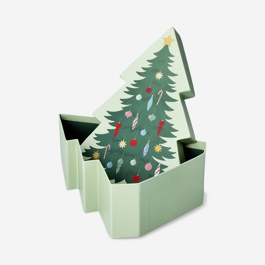 Christmas tree gift box - 23 cm