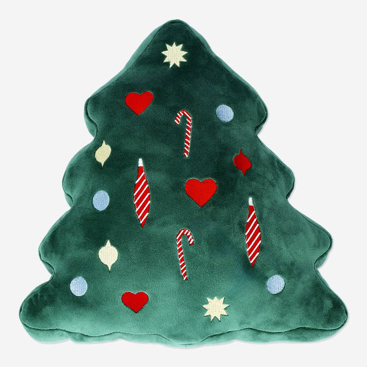 Coussin en forme de sapin de Noël