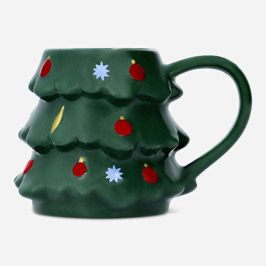 Mug en forme de sapin de Noël - 400 ml