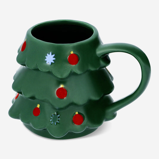 Mug en forme de sapin de Noël - 400 ml