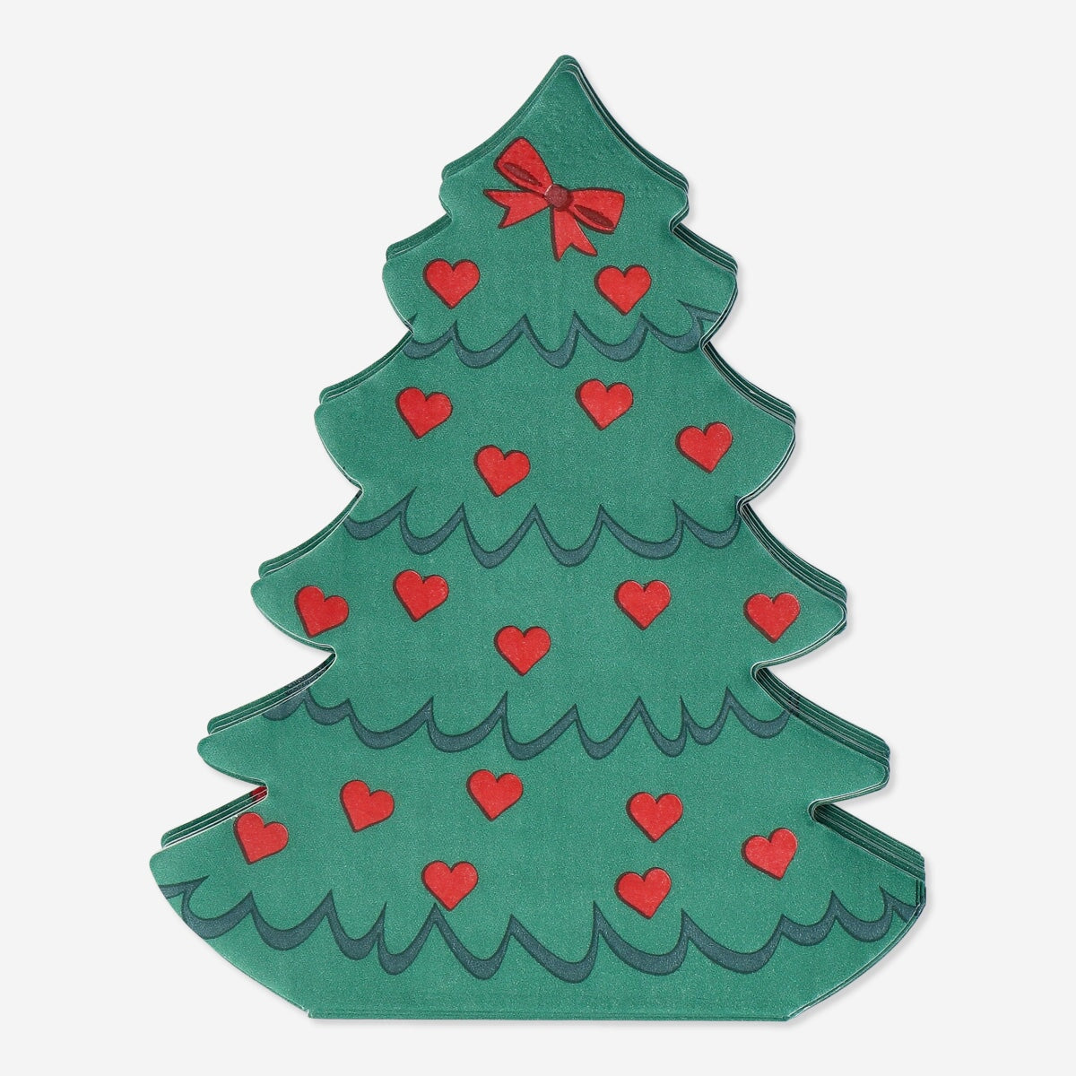 Christmas tree shaped napkins - 16 pcs Party Flying Tiger Copenhagen 