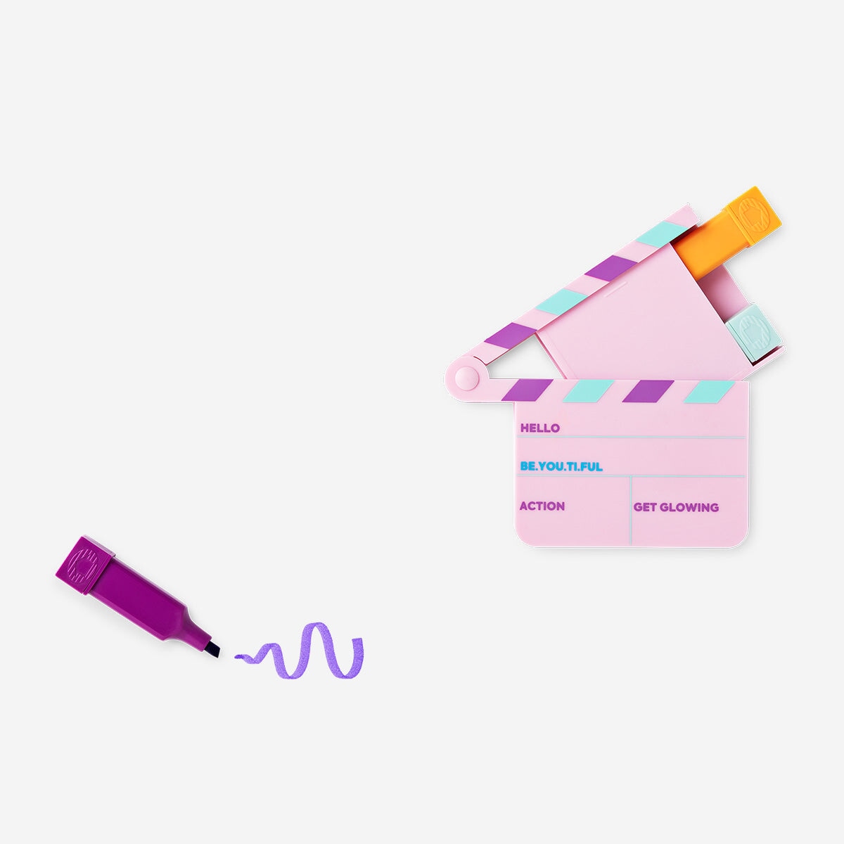 Clipboard highlighters - 3 pcs Office Flying Tiger Copenhagen 