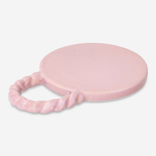 Coaster with handle