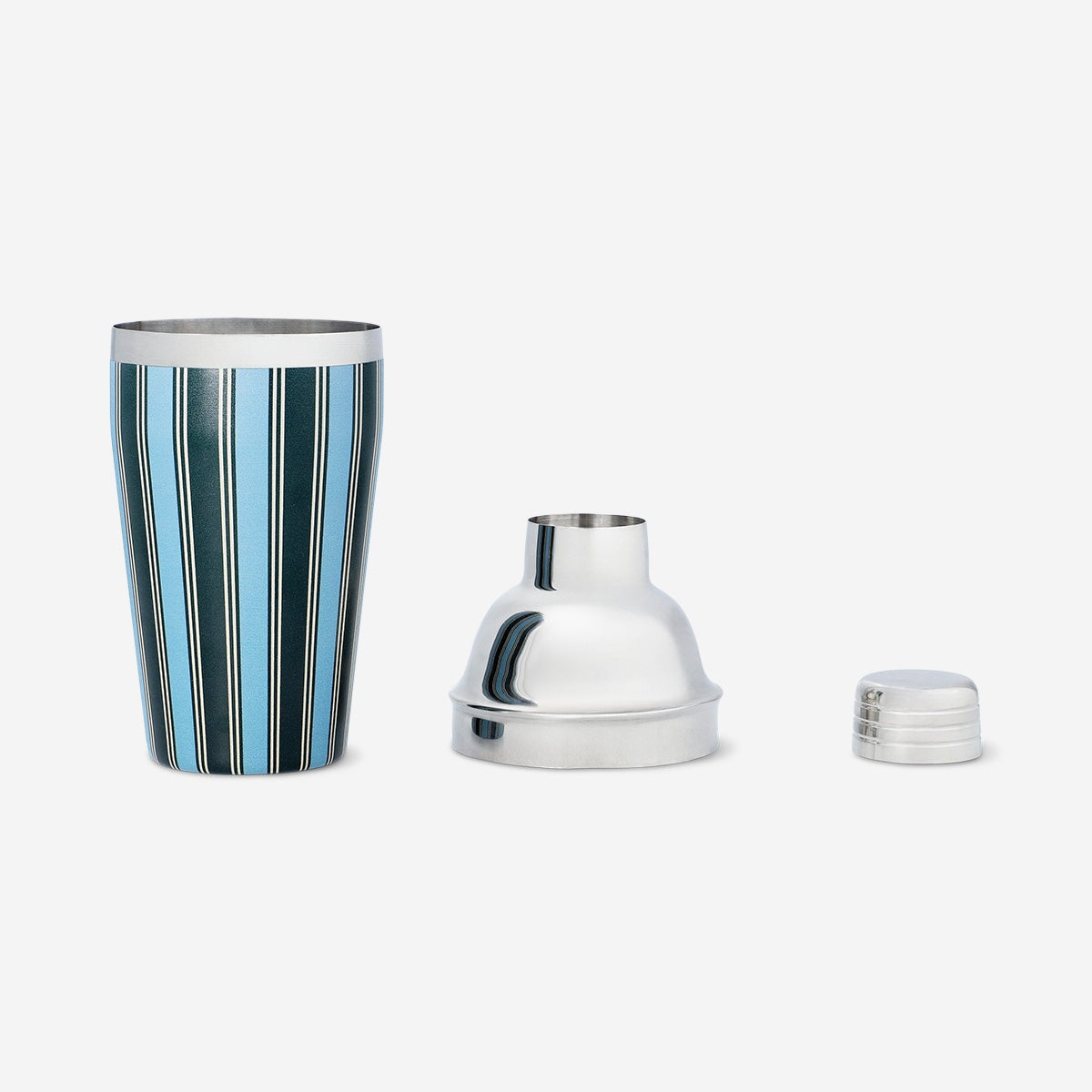 Cocktail shaker with green stripes - 550 ml Kitchen Flying Tiger Copenhagen 