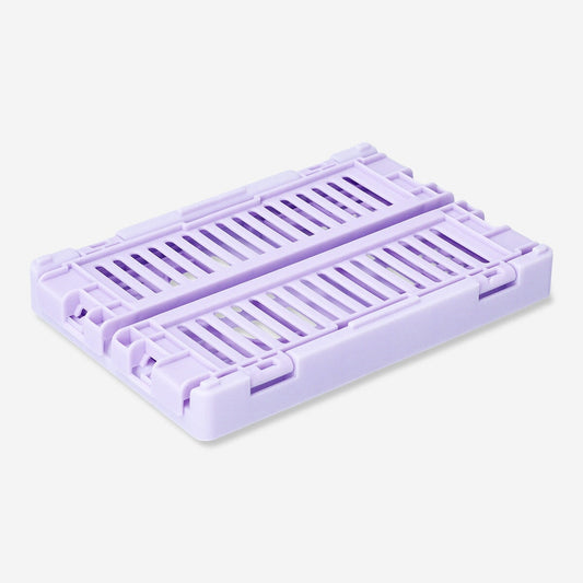 Caja de almacenaje plegable de color morado - Pequeña