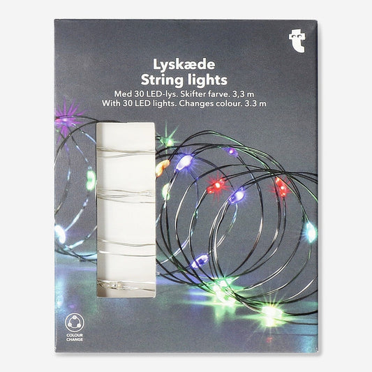 Colour-Changing String Lights - 330 cm