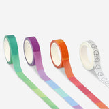 Colourful paper tape - 4 pcs office Flying Tiger Copenhagen 