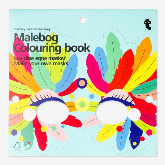 Colouring book. Make your own masks