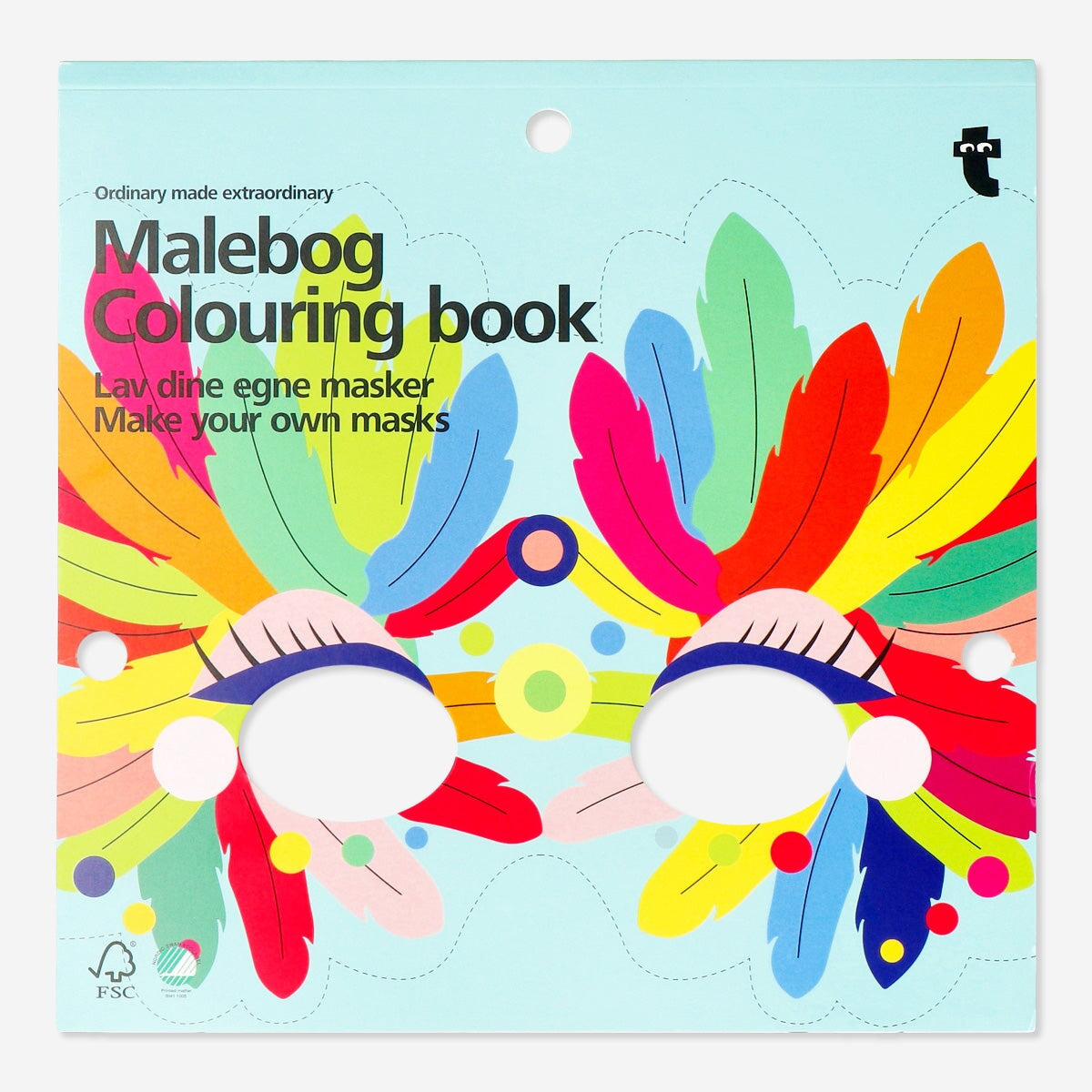 Colouring book. Make your own masks Hobby Flying Tiger Copenhagen 
