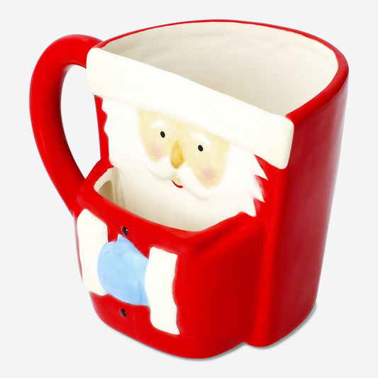 Tasse à biscuits avec le Père Noël - 360 ml