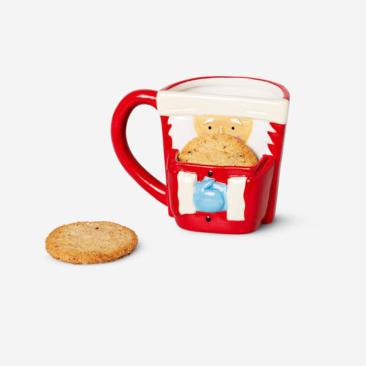 Tasse à biscuits avec le Père Noël - 360 ml