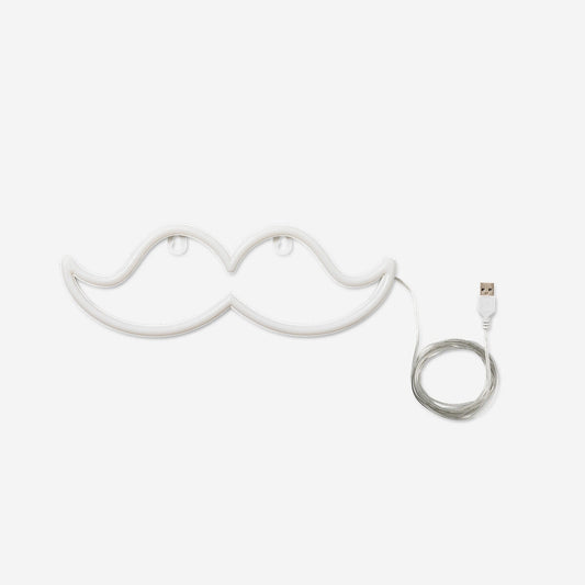 Cosy moustache shaped lamp