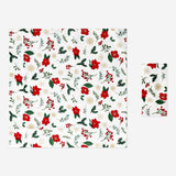 Cotton napkins with Christmas flowers - 2 pcs Home Flying Tiger Copenhagen 