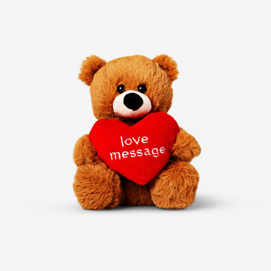 Valentine's teddy with voice recorder