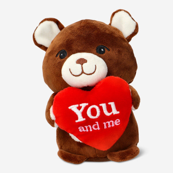 Orsetto di Peluche I Love You con Morbido Cuore Rosso