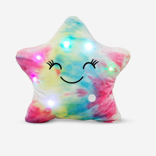 Coussin étoile câlin avec lumière