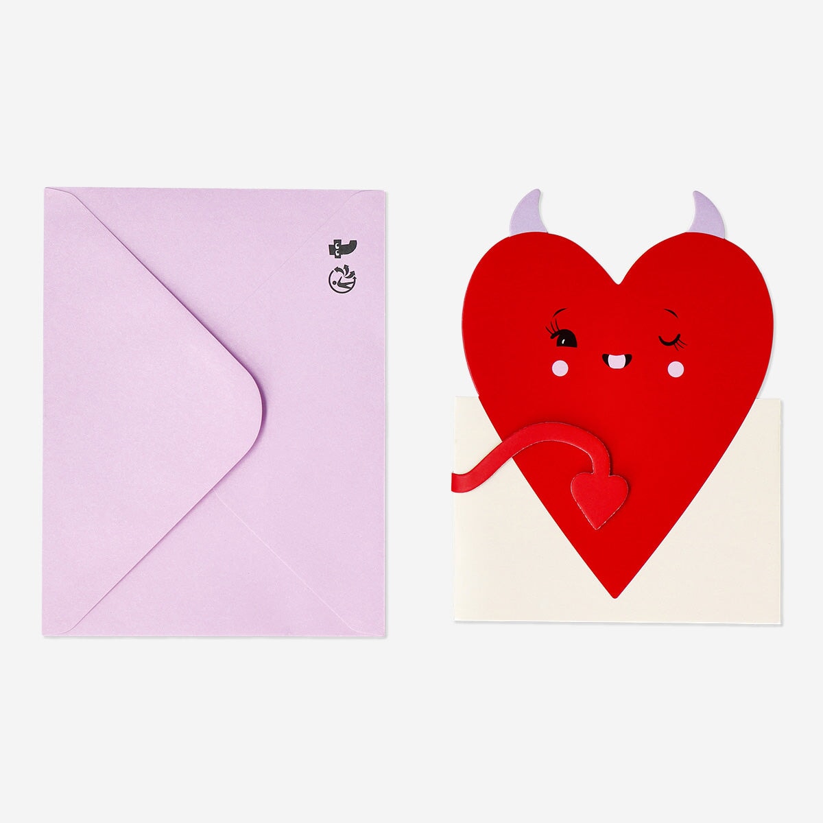 Cupid Valentine's card with envelope Party Flying Tiger Copenhagen 