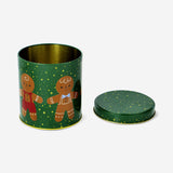 Cylindrical cake tin with gingerbread men - 12 cm Kitchen Flying Tiger Copenhagen 
