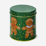 Cylindrical cake tin with gingerbread men - 12 cm Kitchen Flying Tiger Copenhagen 