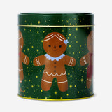 Cylindrical cake tin with gingerbread men - 12 cm Kitchen Flying Tiger Copenhagen 