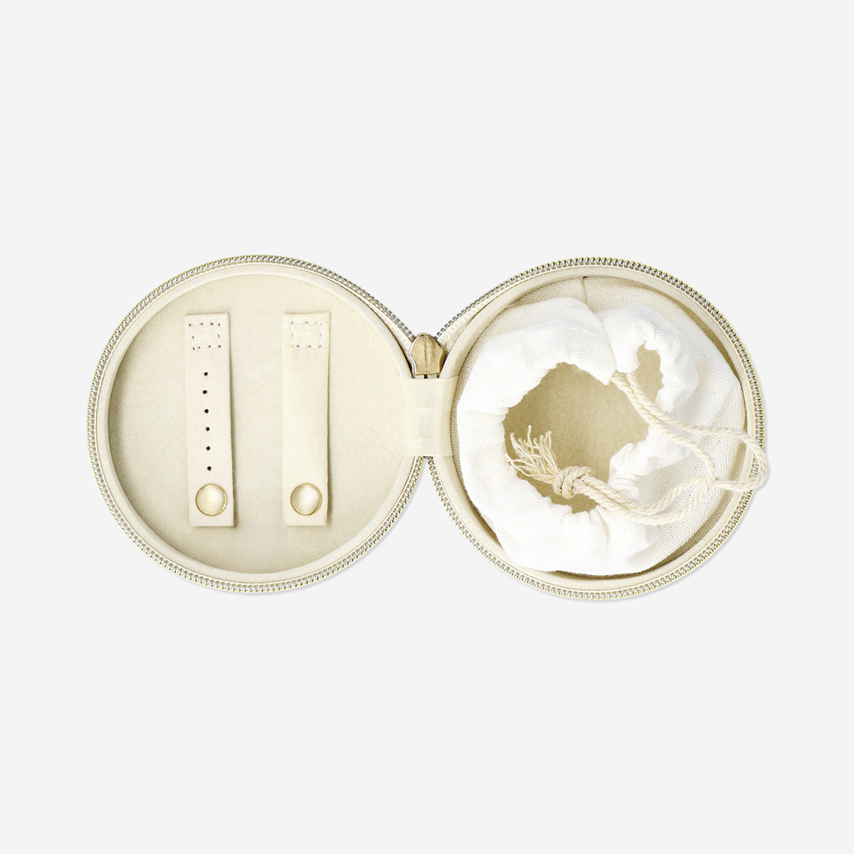 Runde florale Schmuckbox