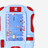 Mini Car Racing Game by Flying Tiger Copenhagen featuring colorful racing cars on a game board.