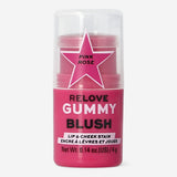 Flying Tiger Copenhagen Relove Jelly Blush in Pink, a personal care product with a soft, jelly-textured pink blush in a compact container.