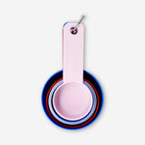 Set of four Flying Tiger Copenhagen designer kitchen measuring cups for accurate cooking and baking measurements.