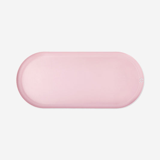 Pink metal desk tray