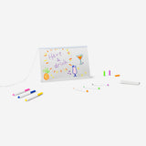 Flying Tiger Copenhagen glowing drawing board gadget with illuminated surface for creative drawing and doodling.