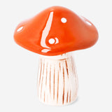 Colorful mushroom decor items from Flying Tiger Copenhagen, featuring playful and vibrant mushroom designs for home decoration.