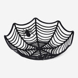 Flying Tiger Copenhagen Spiderweb basket, 28 cm, perfect for party decor with intricate web design and black color.