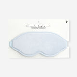 Niebieska opaska na oczy do spania dla dorosłych z pianką