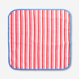 Set of two fabric striped napkins from Flying Tiger Copenhagen, soft cotton with colorful striped pattern for home use.