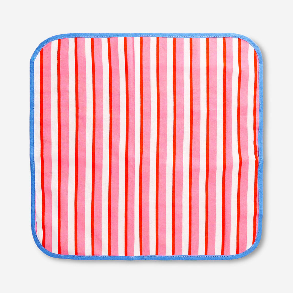 Set of two fabric striped napkins from Flying Tiger Copenhagen, soft cotton with colorful striped pattern for home use.