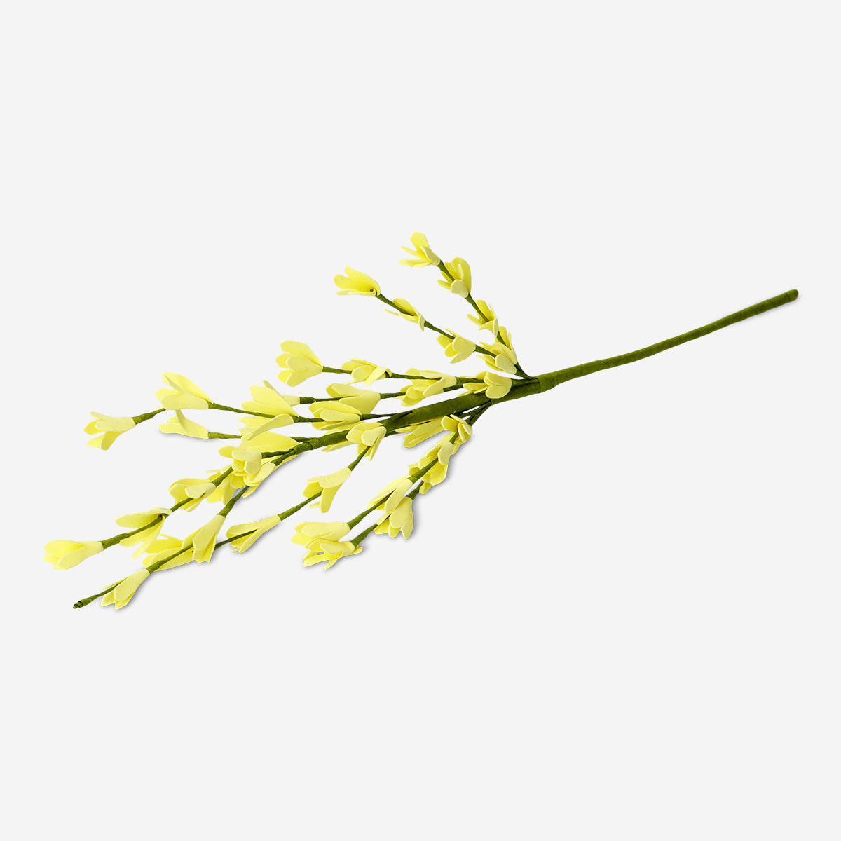 Decoratieve gele bloem - 47 cm